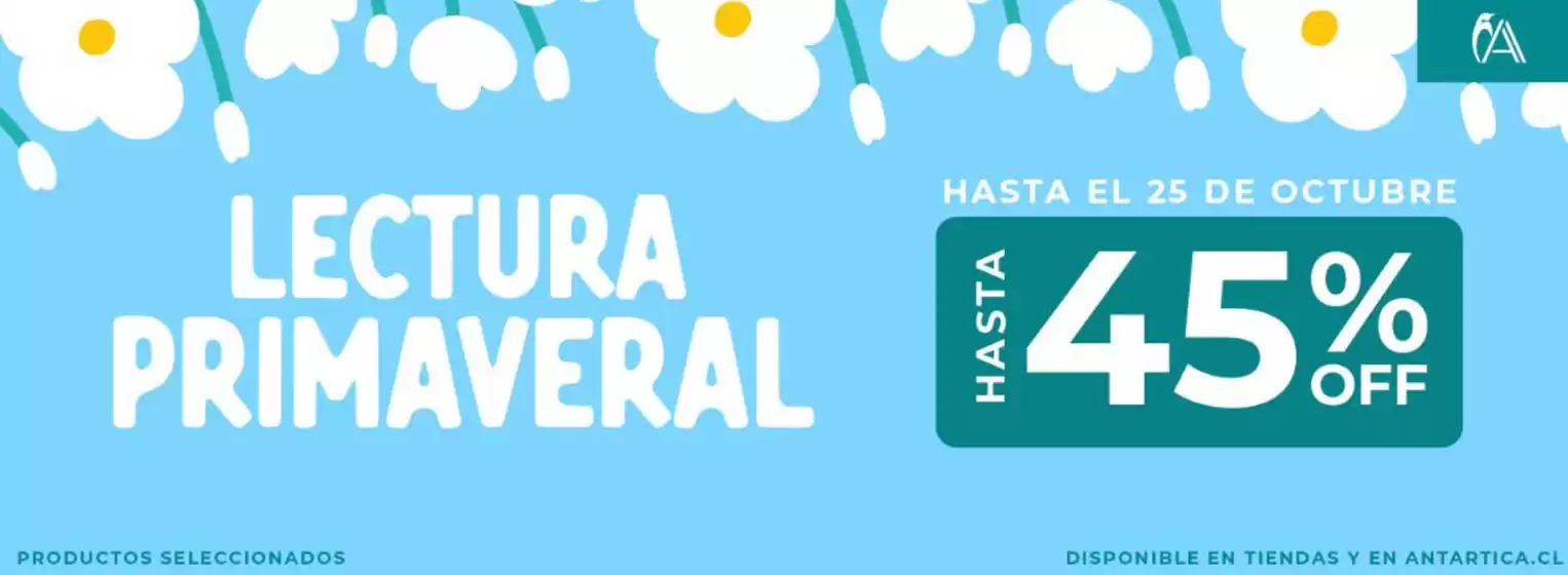 Catálogo Librería Antartica en Gorbea | Hasta 45% Off! | 2025-10-14T00:00:00.000Z - 2025-10-25T00:00:00.000Z