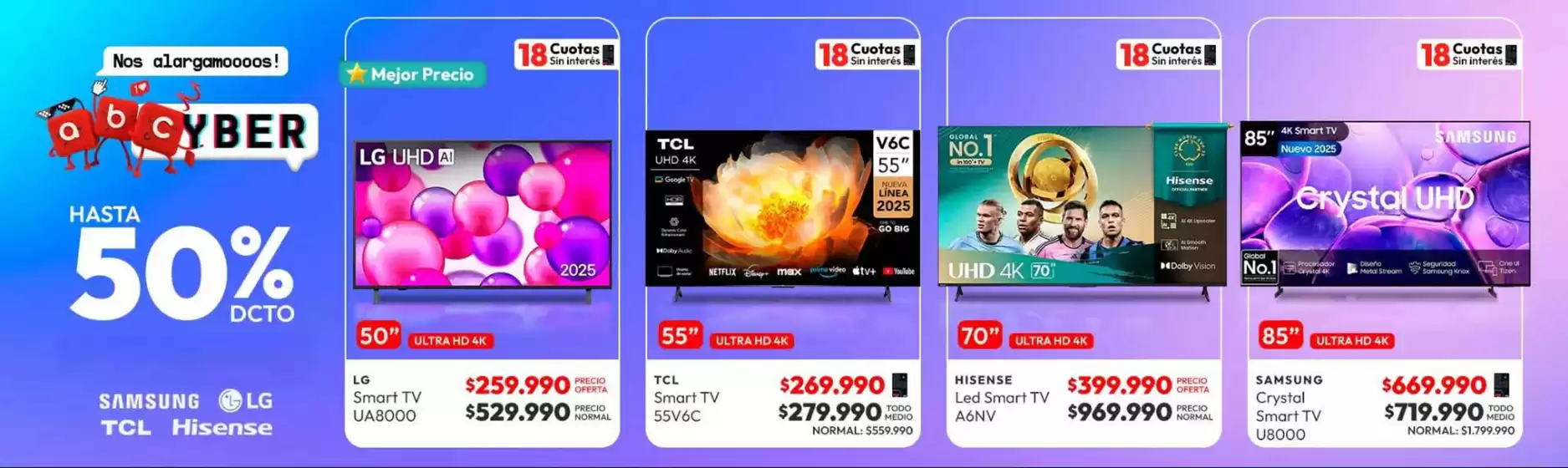 Hasta 70% dcto!