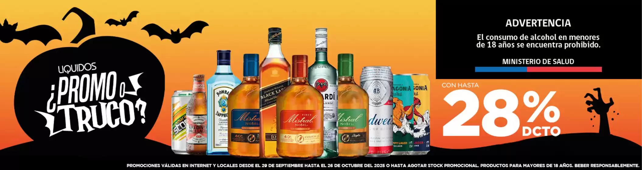 Catálogo Liquidos en La Florida | Promo o truco! Hasta 28% dcto! | 2025-10-15T00:00:00.000Z - 2025-10-26T00:00:00.000Z