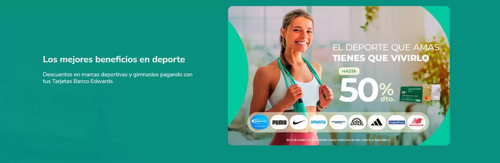 Catálogo Banco Edwards | Los mejores beneficios en deporte! | 2025-10-15T00:00:00.000Z - 2025-11-05T00:00:00.000Z