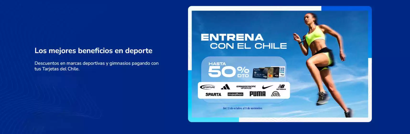 Catálogo Banco de Chile | Los mejores beneficios en deporte!  | 2025-10-15T00:00:00.000Z - 2025-11-09T00:00:00.000Z
