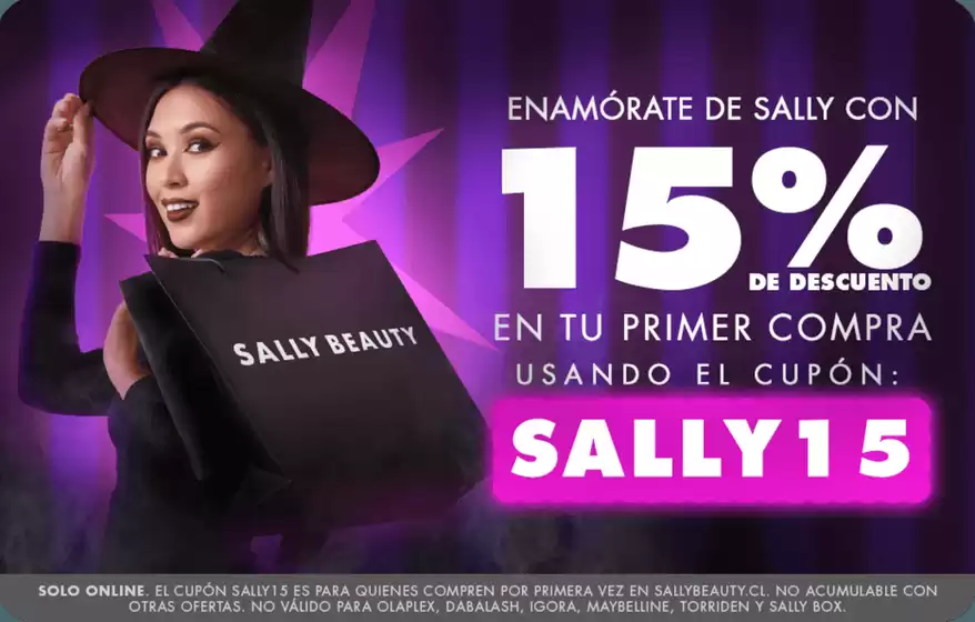 Catálogo Sally Beauty en La Florida | SallyWeen! Hasta 15% de descuento. | 2025-10-16T00:00:00.000Z - 2025-10-22T00:00:00.000Z