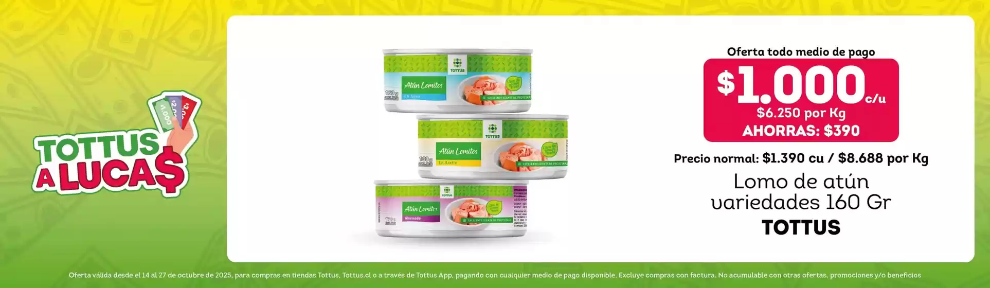 Catálogo Tottus en Cabrero | Ofertas Tottus | 2025-10-16T00:00:00.000Z - 2025-10-30T00:00:00.000Z