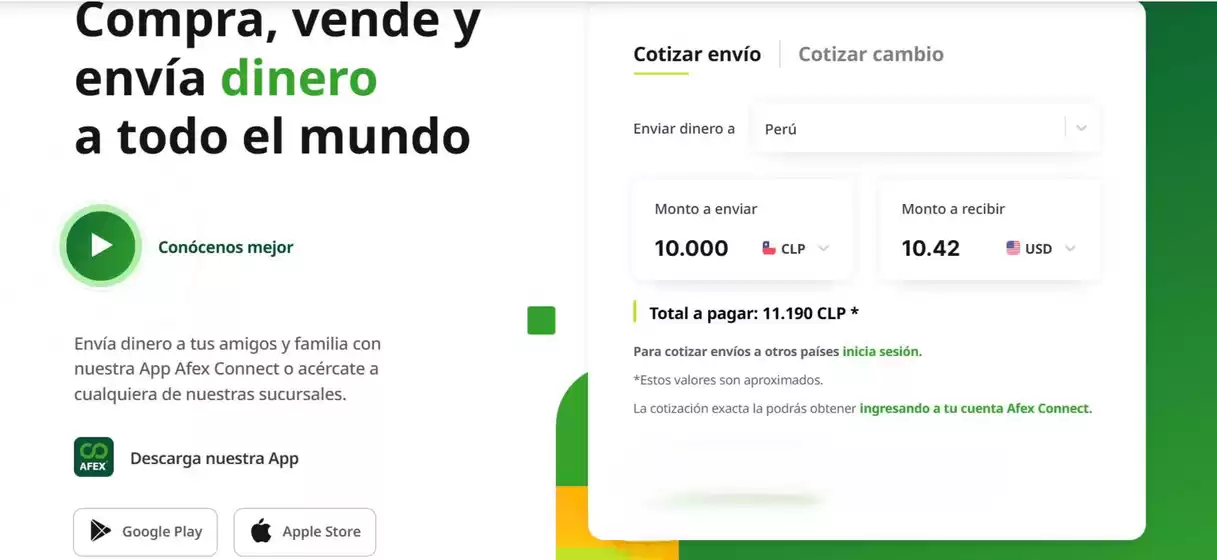 Catálogo Afex en La Florida | Compra, vende y envía dinero a todo el mundo! | 2025-10-17T00:00:00.000Z - 2025-10-31T00:00:00.000Z