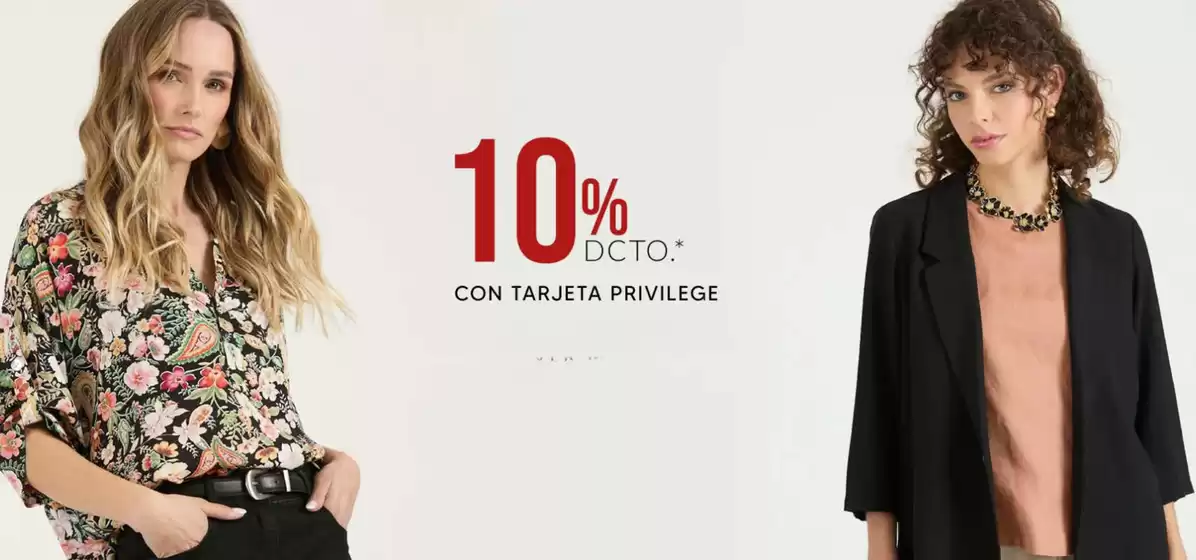 10% dcto con tarjeta privilege!