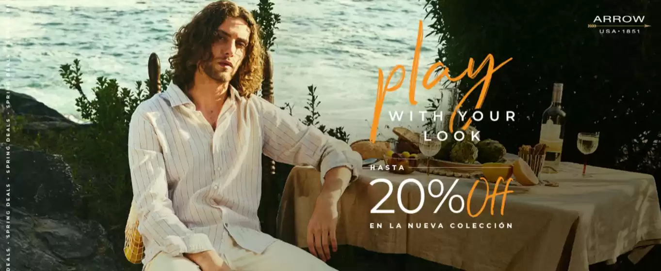 Catálogo Arrow | Play with your look! Hasta 20% Off. | 2025-10-17T00:00:00.000Z - 2025-10-31T00:00:00.000Z