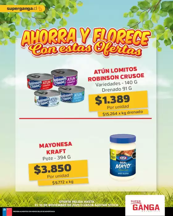 Catálogo Super Ganga | Grandes descuentos en productos seleccionados | 2025-10-18T00:00:00.000Z - 2025-11-01T00:00:00.000Z
