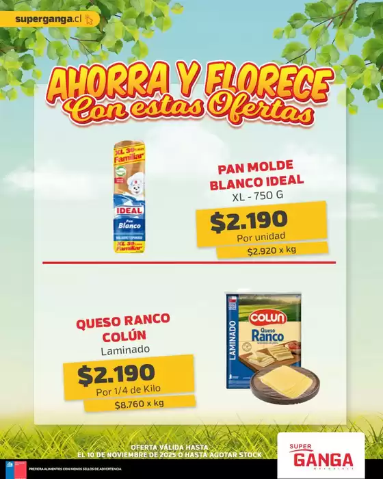 Grandes descuentos en productos seleccionados