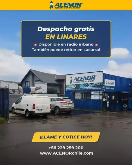 Catálogo Acenor en Valparaíso | Despacho gratis! | 2025-10-21T00:00:00.000Z - 2025-11-05T00:00:00.000Z
