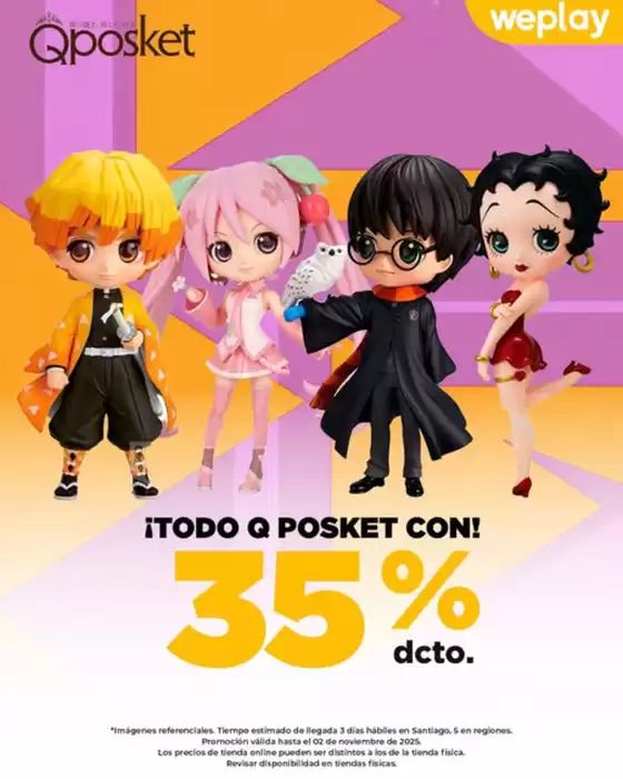 Catálogo WePlay | Todo q posket con 35% dcto! | 2025-10-21T00:00:00.000Z - 2025-11-02T00:00:00.000Z