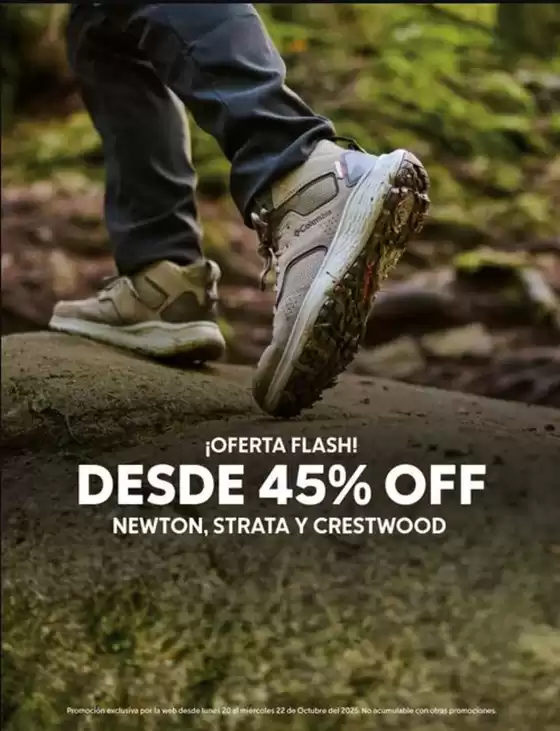 Catálogo Columbia en Santiago | Oferta flash! Desde 45% Off. | 2025-10-21T00:00:00.000Z - 2025-10-22T00:00:00.000Z