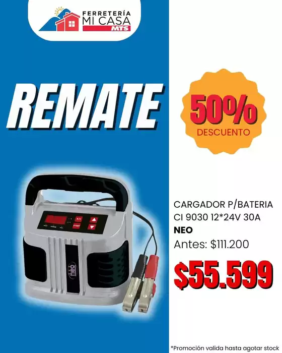 Catálogo Ferretería Mi Casa en Santa Cruz | Remate! Hasta 50% descuento. | 2025-10-22T00:00:00.000Z - 2025-11-05T00:00:00.000Z
