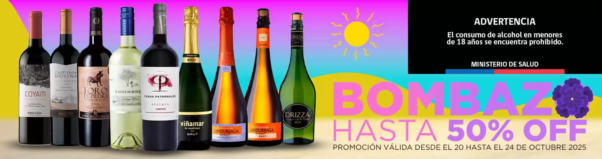 Catálogo Liquidos en Los Ángeles | Bombazo hasta 50% Off! | 2025-10-22T00:00:00.000Z - 2025-10-24T00:00:00.000Z