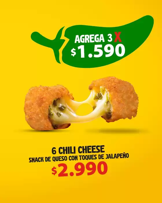 Llegó el nuevo Snack Chili Cheese! 