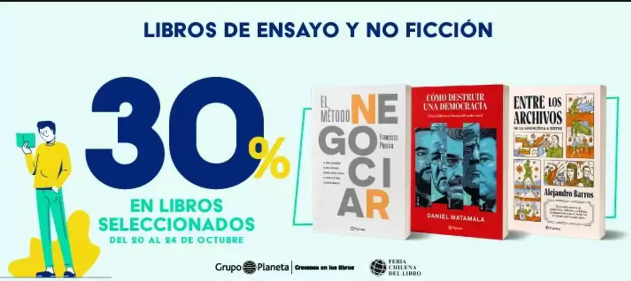 Catálogo Feria Chilena del Libro en La Calera | Hasta 30% en libros seleccionados! | 2025-10-23T00:00:00.000Z - 2025-10-24T00:00:00.000Z