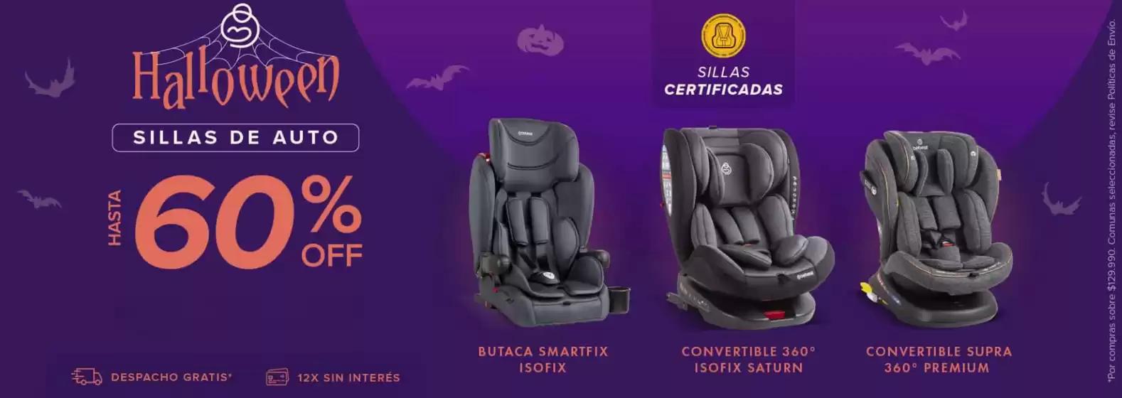 Halloween! Hasta 60% Off.
