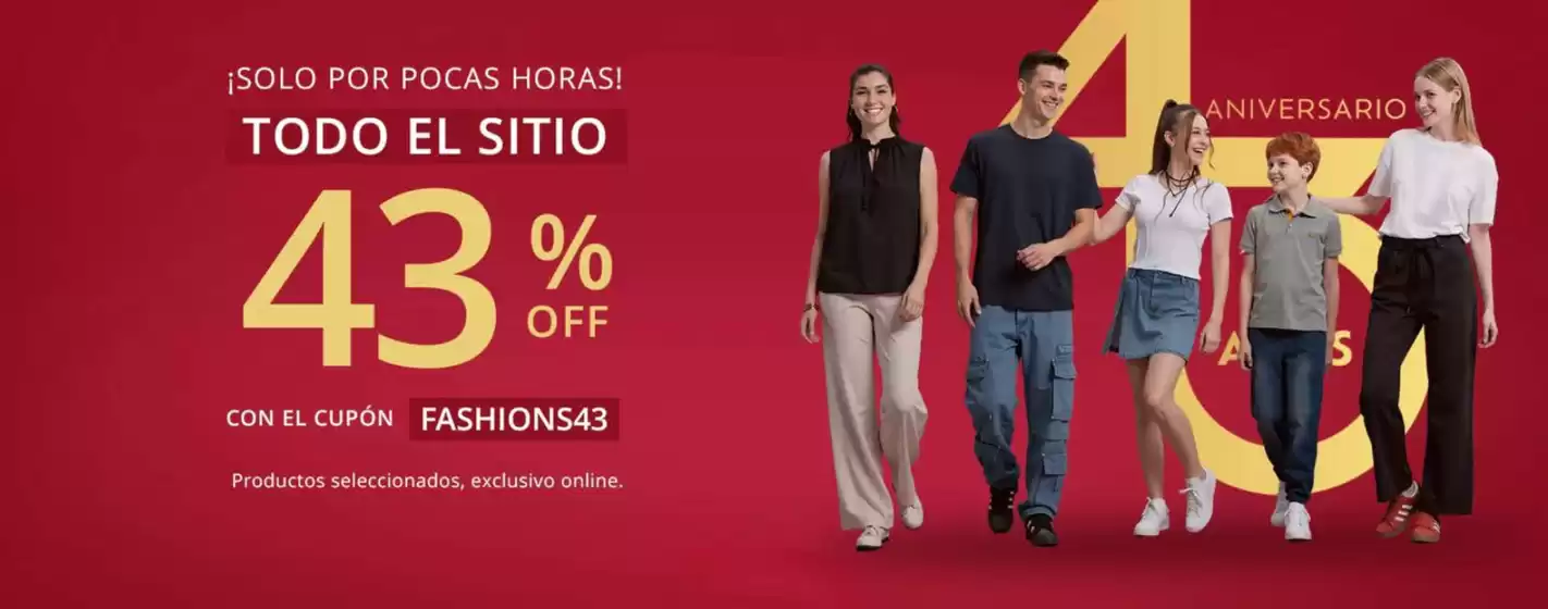 Catálogo Fashion's Park en Antofagasta | Todo el sitio hasta 43% Off! | 2025-10-24T00:00:00.000Z - 2025-10-24T00:00:00.000Z