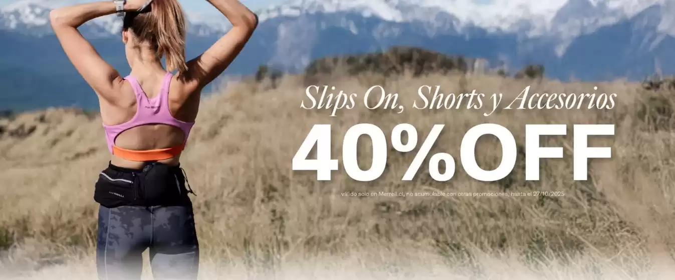 Catálogo Merrell en Santiago | Hasta 40% Off! | 2025-10-27T00:00:00.000Z - 2025-11-10T00:00:00.000Z