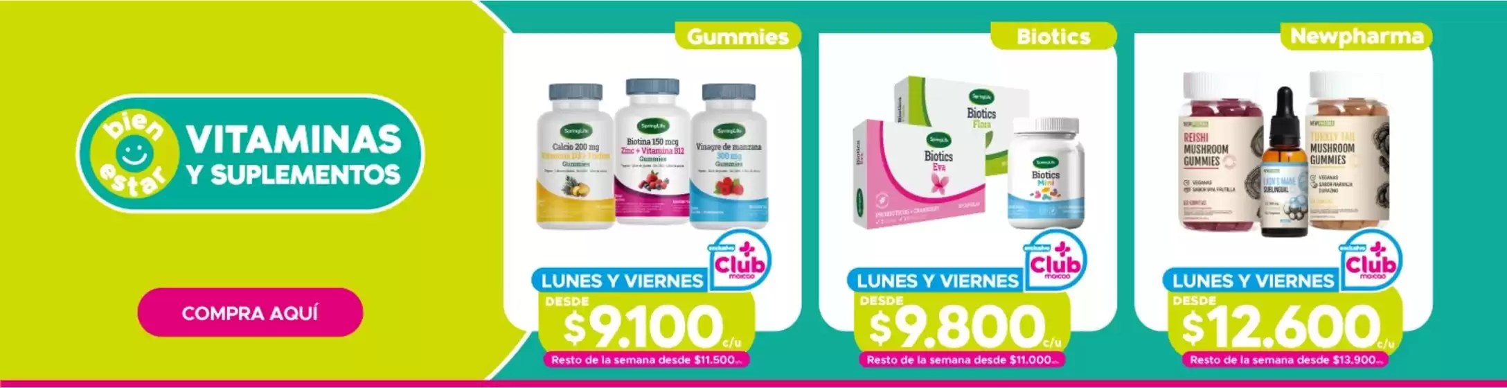 Gran variedad de ofertas