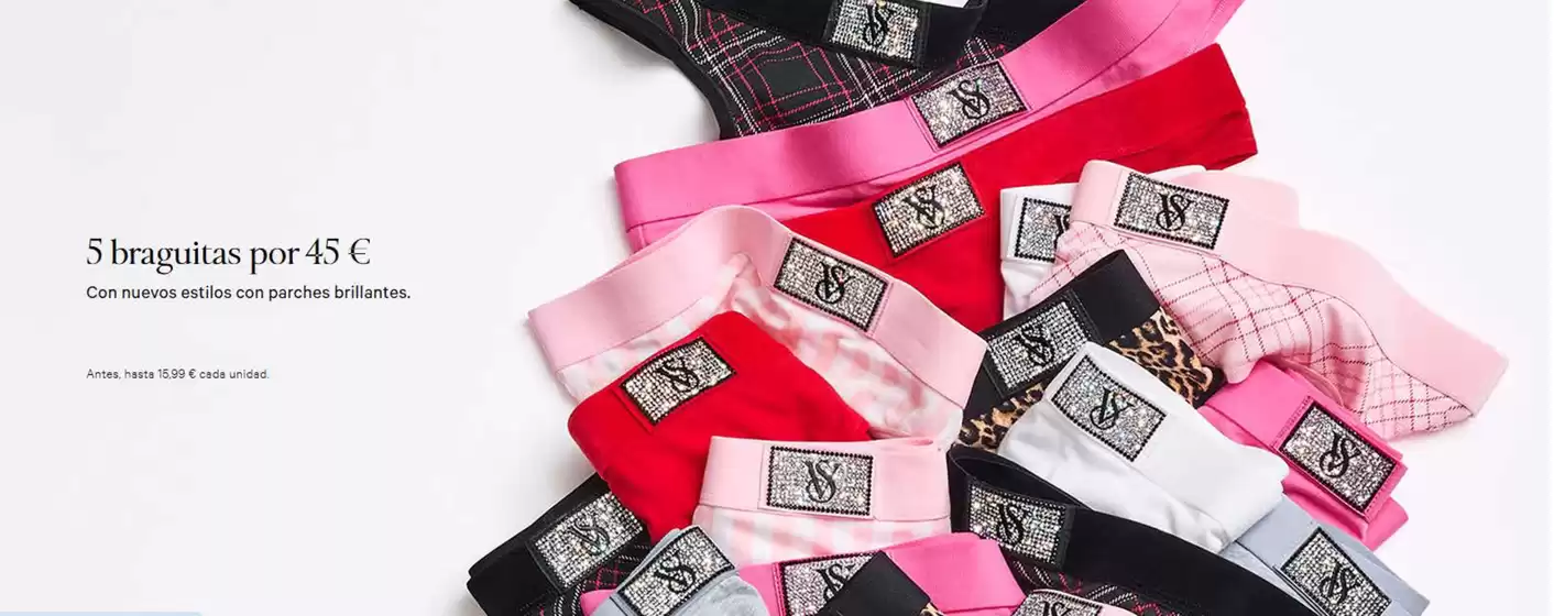Catálogo Victoria's Secret en Puerto Montt | 5 braguitas por 45€! | 2025-10-27T00:00:00.000Z - 2025-11-10T00:00:00.000Z