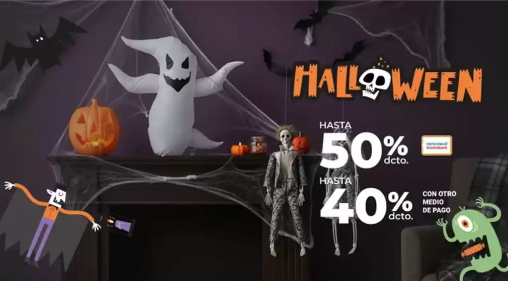 Catálogo Easy en Ñuñoa | Halloween! Hasta 50% dcto. | 2025-10-28T00:00:00.000Z - 2025-11-02T00:00:00.000Z