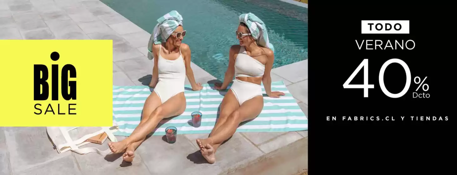 Big sale! Hasta 40% dcto.