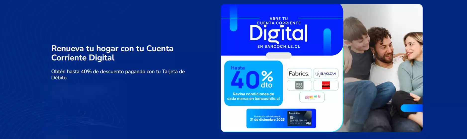 Catálogo Banco CrediChile en Panguipulli | Renueva tu hogar con tu Cuenta Corriente Digital! | 2025-10-29T00:00:00.000Z - 2025-11-12T00:00:00.000Z