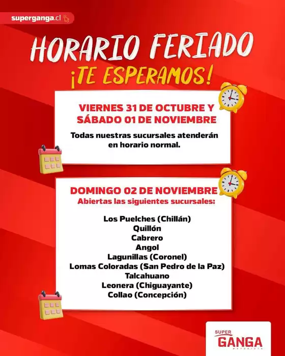 Catálogo Super Ganga en Santiago | Ofertas principales y descuentos | 2025-10-30T00:00:00.000Z - 2025-11-13T00:00:00.000Z