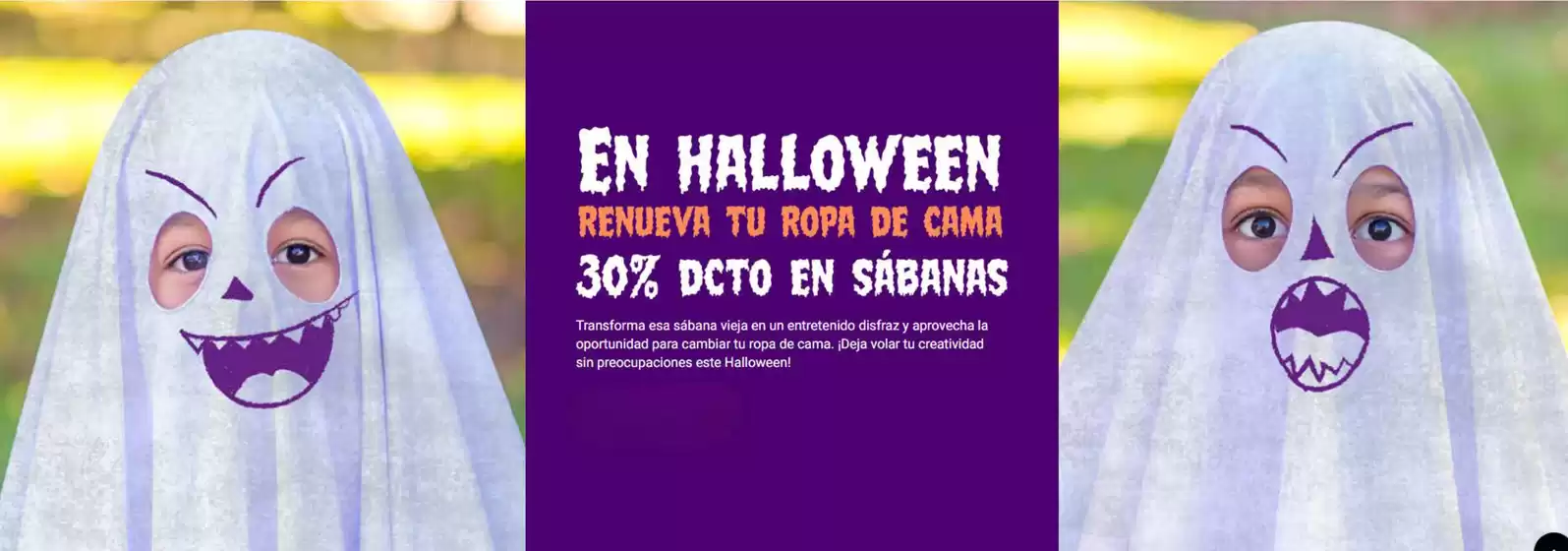 Halloween! Hasta 30% dcto.