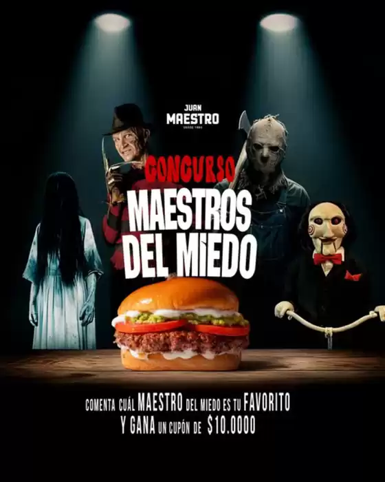 Catálogo Juan Maestro en Huechuraba | Maestroas del miedo! | 2025-11-03T00:00:00.000Z - 2025-11-03T00:00:00.000Z