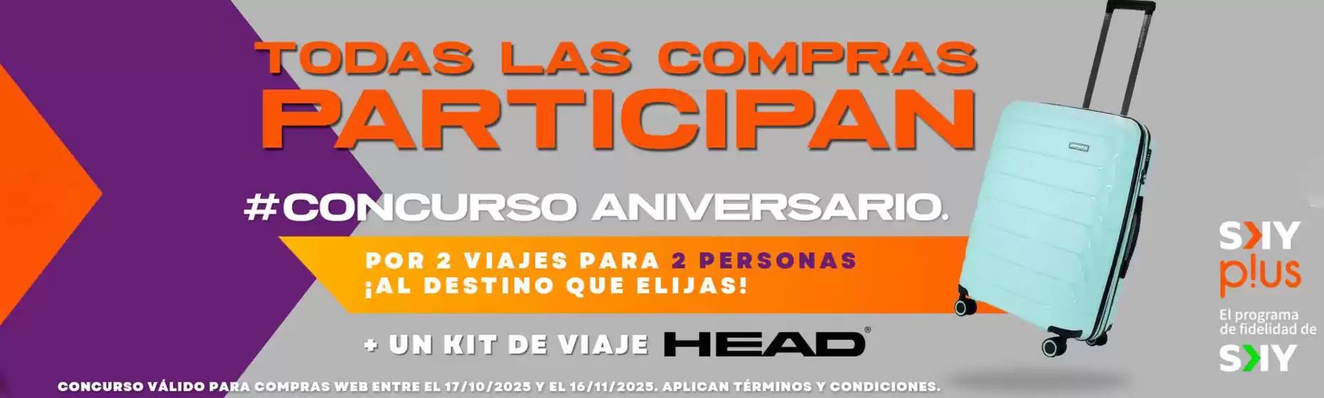 Catálogo Head en El Quisco | Concurso aniversario! | 2025-11-03T00:00:00.000Z - 2025-11-16T00:00:00.000Z