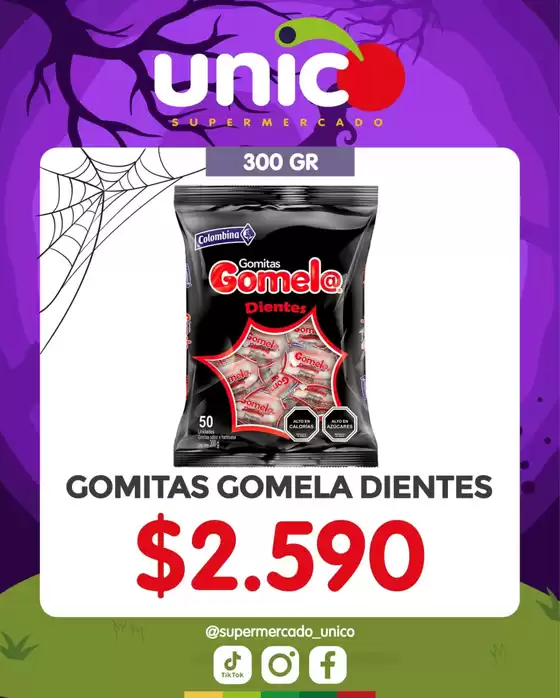 Catálogo Supermercado Único en Quilicura | La Dulzura Más Terroríficamente Deliciosa ha Llegado! | 2025-11-03T00:00:00.000Z - 2025-11-08T00:00:00.000Z