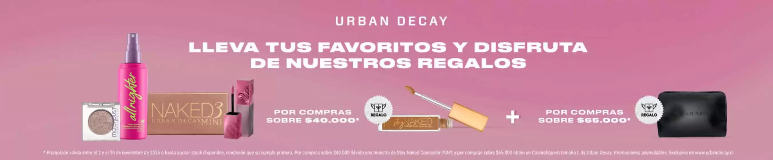 Catálogo Urban Decay en Puerto Montt | Oferta exclusivos! | 2025-11-04T00:00:00.000Z - 2025-11-26T00:00:00.000Z