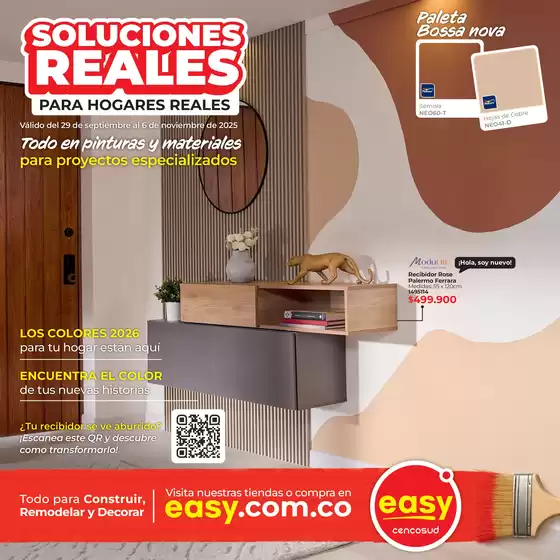 Catálogo Easy | SOLUCIONES REALES PARA HOGARES REALES- TODO EN PINTURAS EASY  | 2025-09-29T00:00:00.000Z - 2025-11-06T00:00:00.000Z