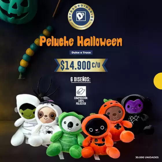 Catálogo Tiendas D1 | Ofertas Halloweem | 2025-10-27T00:00:00.000Z - 2025-10-31T00:00:00.000Z