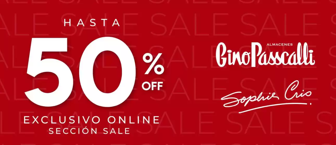 Sale Hasta 40% -50% off