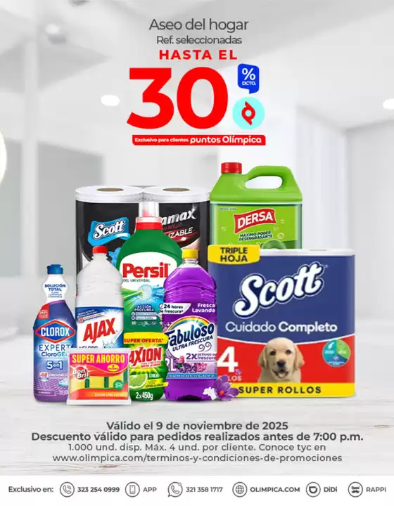 Catálogo Olímpica en Cartago | Ofertas especiales atractivas para todos | 2025-11-09T00:00:00.000Z - 2025-11-09T00:00:00.000Z