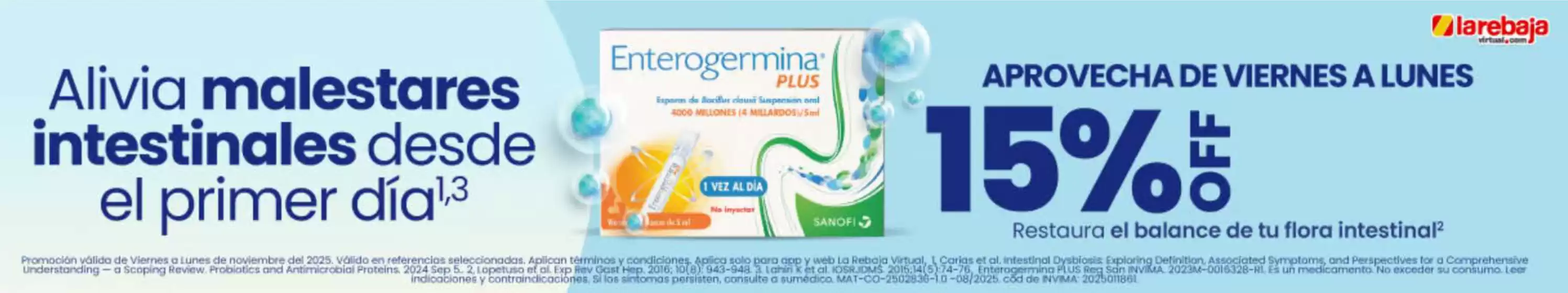 Catálogo La Rebaja en Palmira | Aprovecha de virenes a Lunes 15% OFF | 2025-11-12T00:00:00.000Z - 2025-11-30T00:00:00.000Z