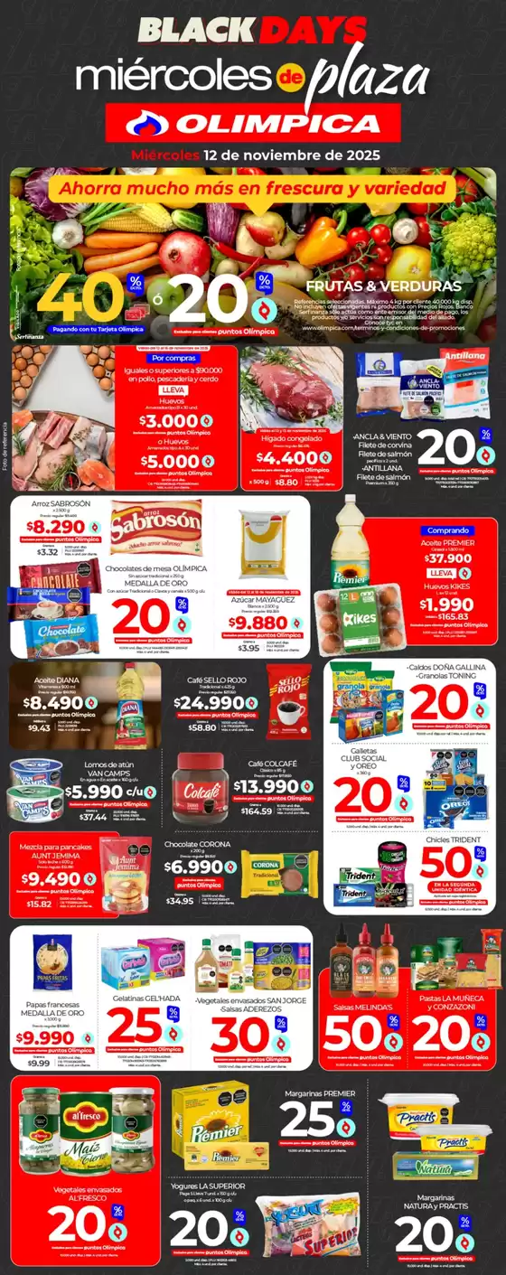 Catálogo Olímpica en Bogotá | Ofertas principales para ahorradores | 2025-11-12T00:00:00.000Z - 2025-11-16T00:00:00.000Z