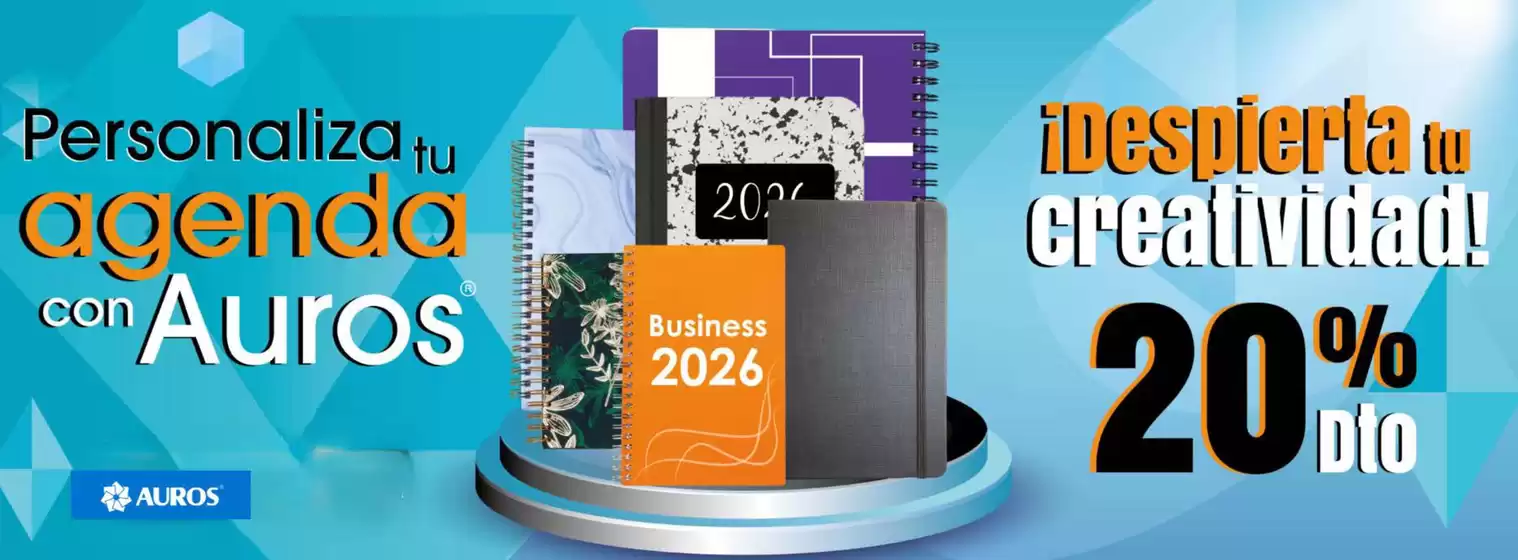 Catálogo Auros en Cali | Despierta tu ceratividad 20% Dto | 2025-11-12T00:00:00.000Z - 2025-11-26T00:00:00.000Z