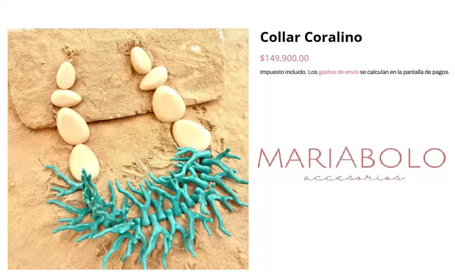Catálogo María Bolo en Armenia | Collar Coralino | 2025-11-13T00:00:00.000Z - 2025-11-25T00:00:00.000Z