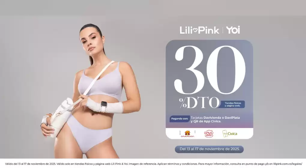 Catálogo Lili Pink en Santa Marta | Gran variedad de ofertas | 2025-11-13T00:00:00.000Z - 2025-11-17T00:00:00.000Z