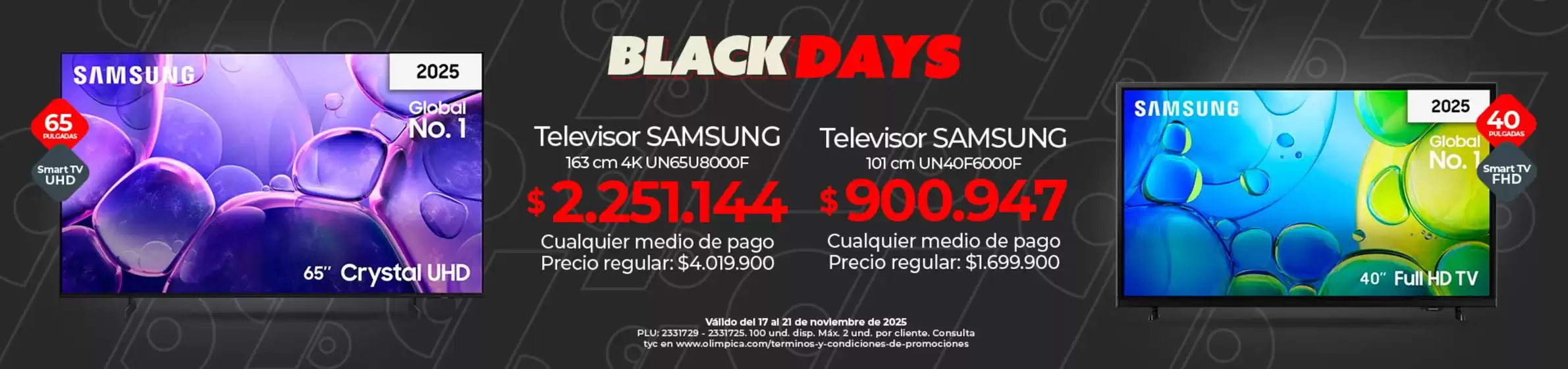 Catálogo Olímpica | Gangas exclusivas | 2025-11-17T00:00:00.000Z - 2025-11-21T00:00:00.000Z