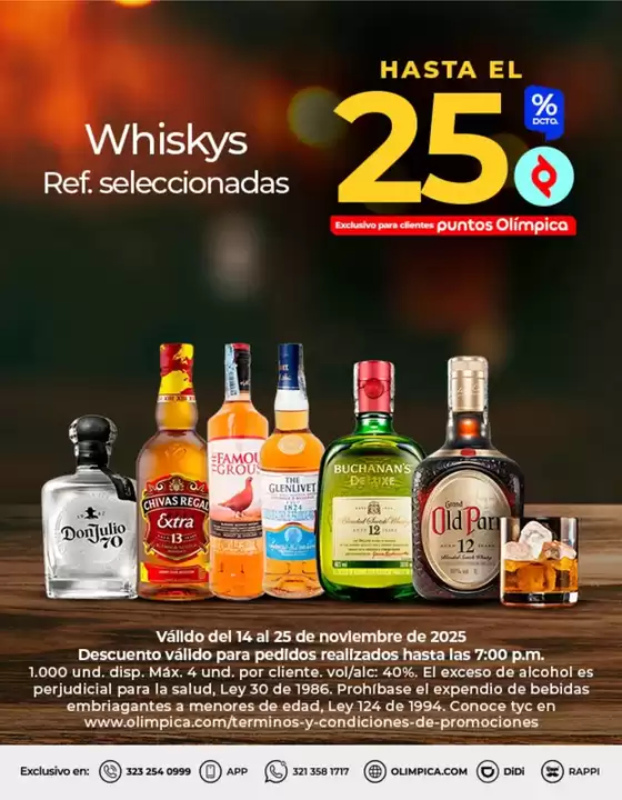 Catálogo Olímpica | Descuentos y promociones | 2025-11-14T00:00:00.000Z - 2025-11-25T00:00:00.000Z