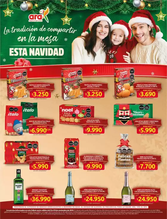 Catálogo Ara | Catalogo La tradicion de compartir an la mesa ESTA NAVIDAD | 2025-11-18T00:00:00.000Z - 2025-11-19T00:00:00.000Z