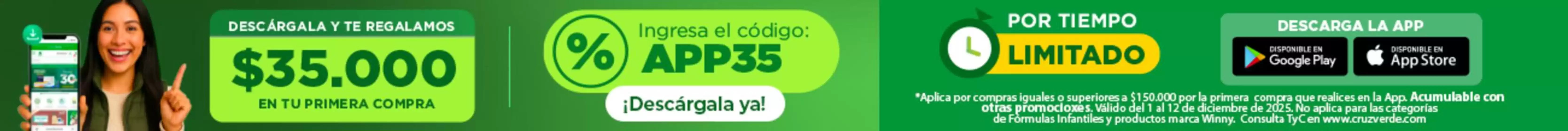 Catálogo Cruz verde en Cúcuta | Gangas y ofertas actuales | 2025-12-01T00:00:00.000Z - 2025-12-12T00:00:00.000Z