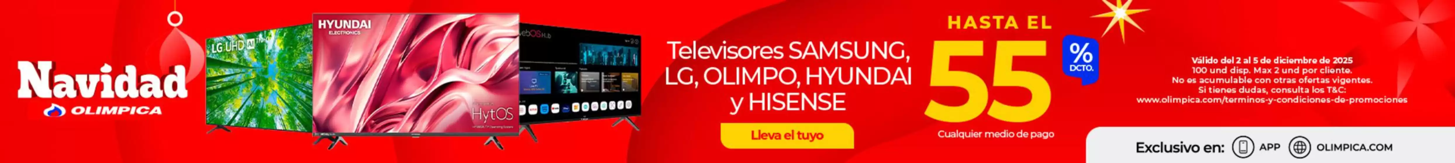 Catálogo Olímpica en Fusagasugá | Nuestras mejores gangas | 2025-12-02T00:00:00.000Z - 2025-12-05T00:00:00.000Z