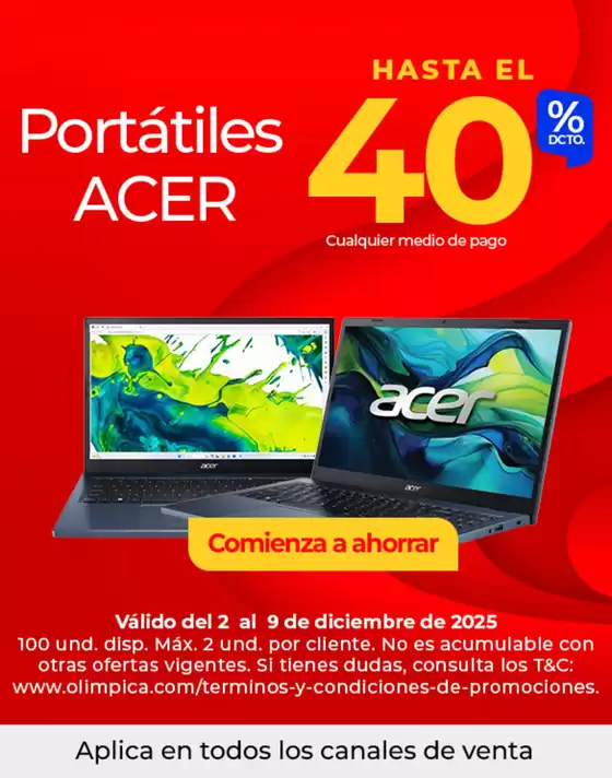 Catálogo Olímpica en Fusagasugá | Ofertas y gangas exclusivas | 2025-12-02T00:00:00.000Z - 2025-12-09T00:00:00.000Z