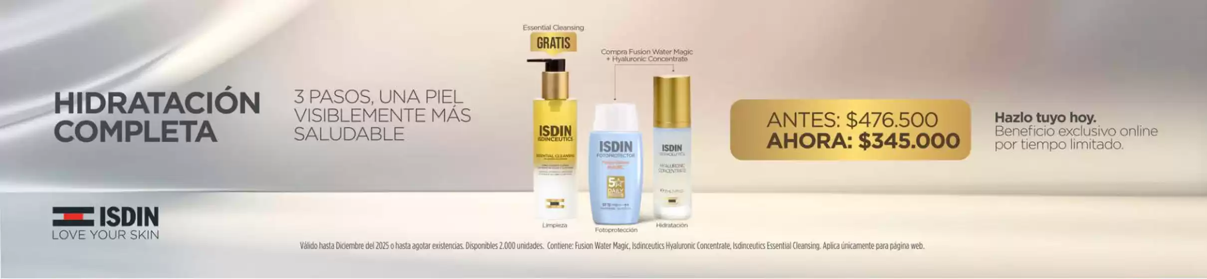 Catálogo Laskin | Hidratacion Completa Ahora: $345.000 | 2025-12-03T00:00:00.000Z - 2025-12-31T00:00:00.000Z