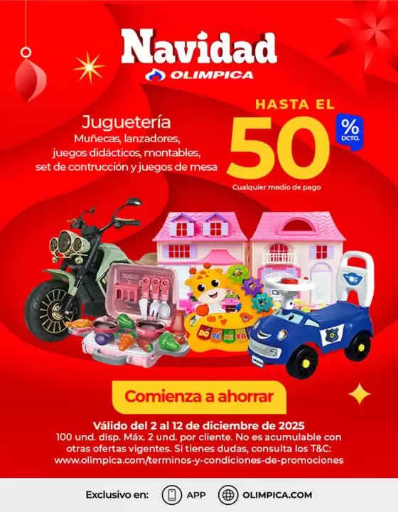 Catálogo Olímpica en Fusagasugá | Ofertas especiales para ti | 2025-12-02T00:00:00.000Z - 2025-12-12T00:00:00.000Z